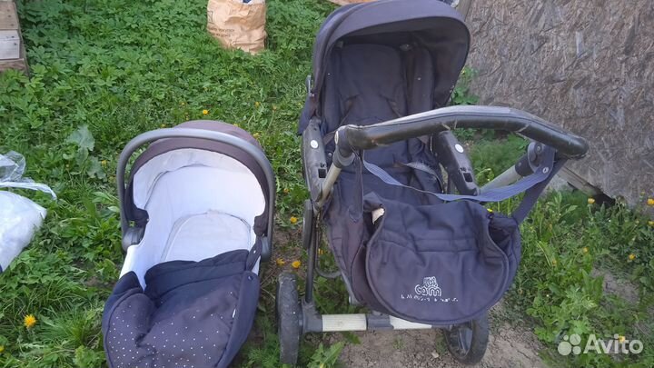 Итальянская коляска 2 в 1