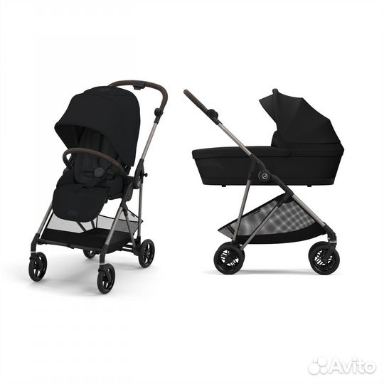 2 в 1 Cybex Melio Magic Black 2024