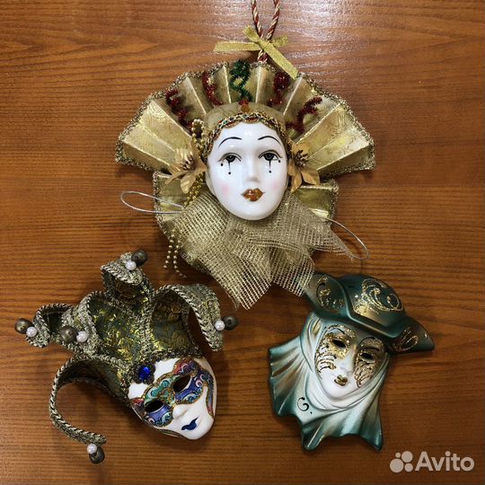 Маски Венецианские Карнавальные, Италия