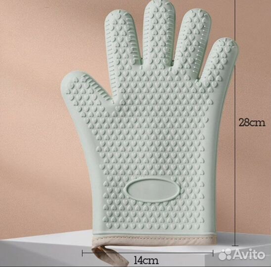 Перчатка термостойкая, силиконовая для кухни