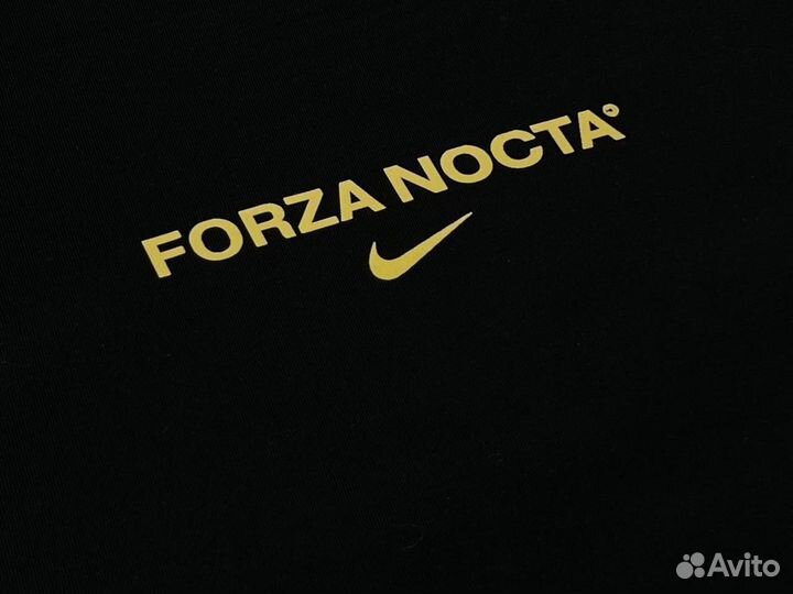 Хлопковая футболка nike forza nocta lux