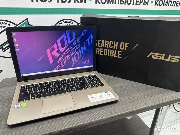 Тонкий игровой Asus i3-7020 6Gb DDR4 MX110 SSD256