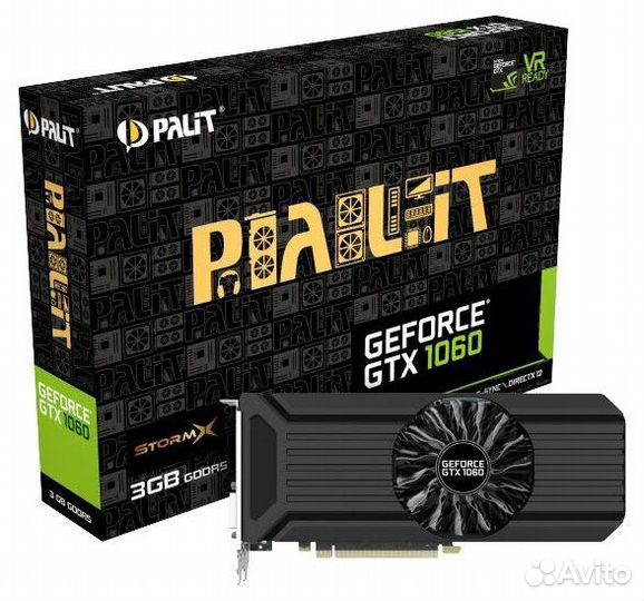 Видеокарта palit GeForce GTX 1060 3gb