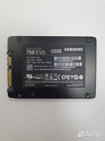 Ssd samsung evo 750