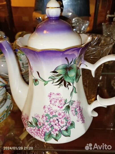 Чайник доливной фарфоровый СССР