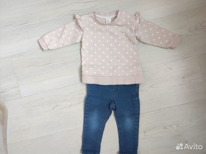Кофта hm и джинсы zara