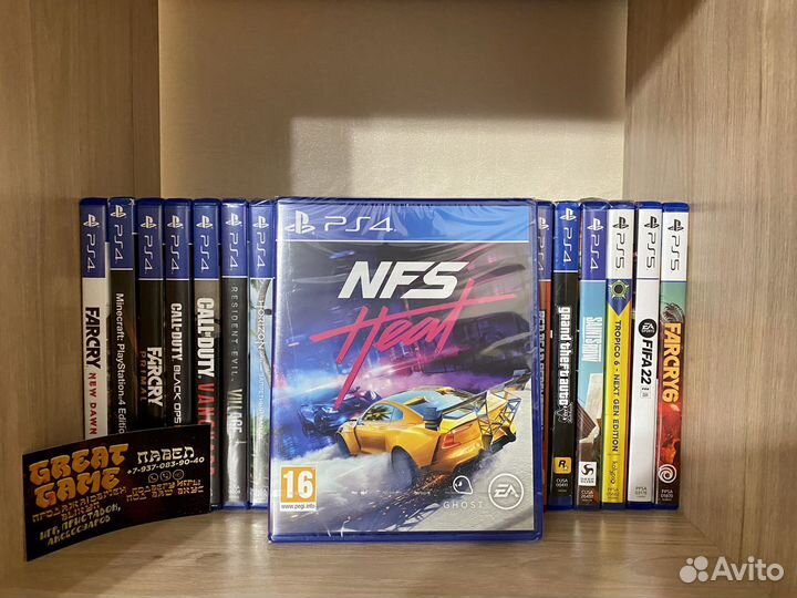 Игры PS4: Need for Speed Heat/NFS Heat