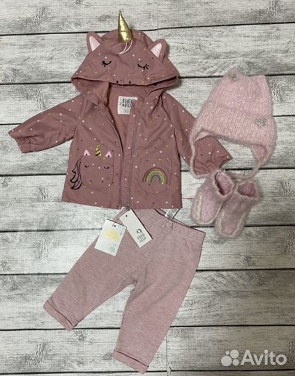 Брендовые вещи пакетом на девочку 56,62