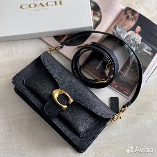 Сумка натуральная кожа coach