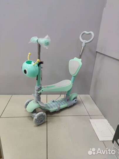 Самокат-беговел cityride 3в1 CR-S6-01GN