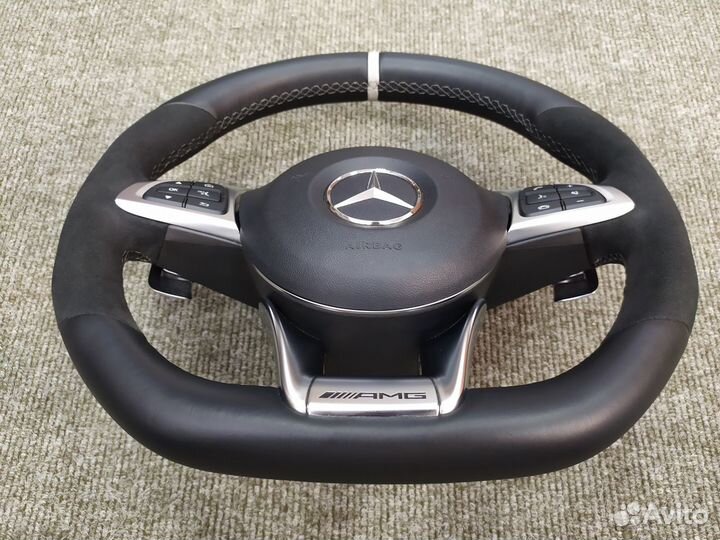 Руль AMG 6.3 на Mercedes GLC X253 С253 C W205