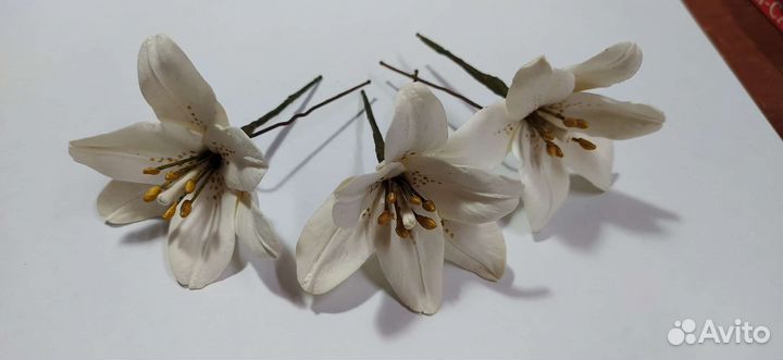 Украшения для волос. Брошка. Ручная работа