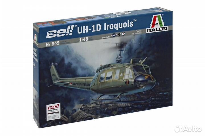 Сборная модель вертолёта Bell UH-1D Iroquois