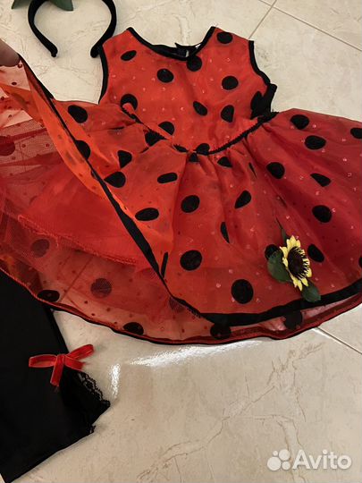Карнавальный костюм божья коровка 3-5 лет