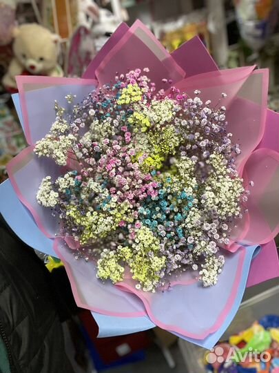 Букет из гипсофилы