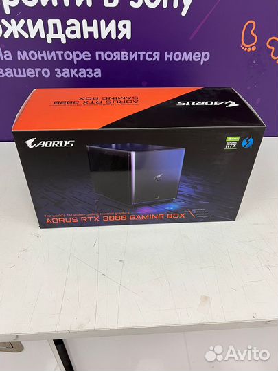 Gigabyte GeForce RTX 3080 aorus gaming BOX новая