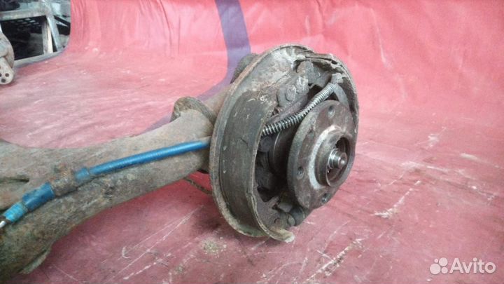 Задняя балка без барабанов ваз 2112