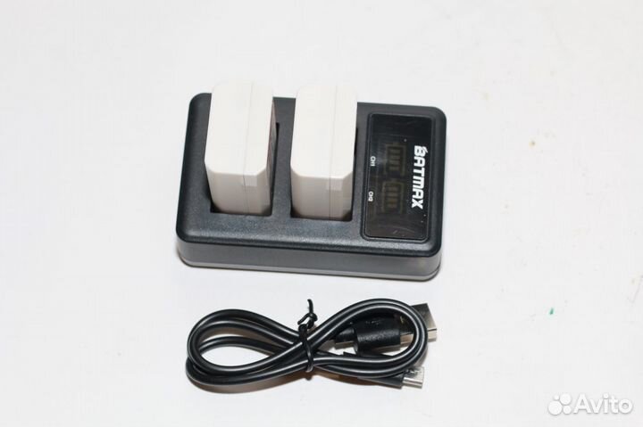 Зарядное устройство двойное для Sony NP-FW50 USB