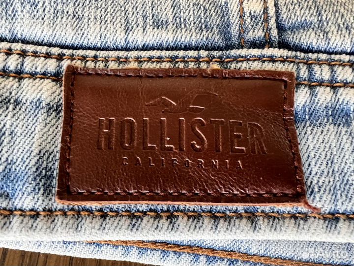 Куртка джинсовая шерпа Hollister XL