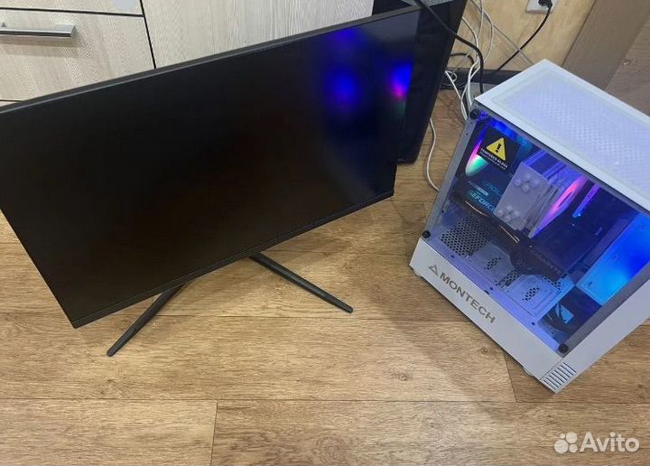Мощный игровой пк с монитором