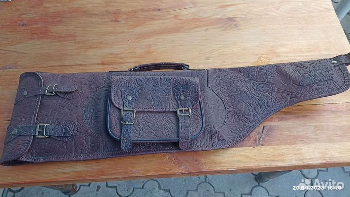 Кожаный чехол для ружья иж 27
