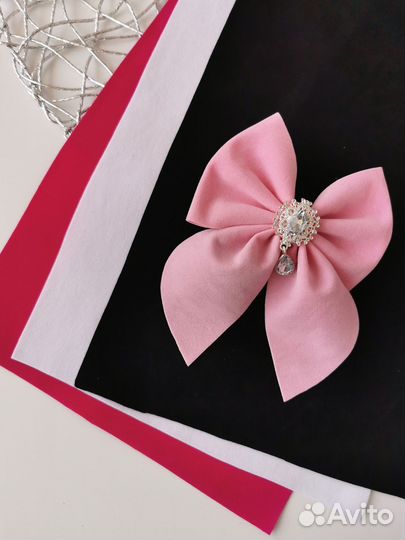 Банты из замши