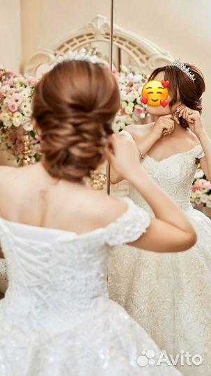 Свадебное платье пышное