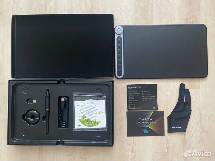 Графический планшет huion Inspiroy Dial Q620M,нов