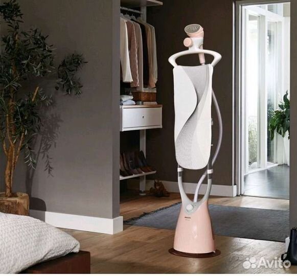 Вертикальный отпариватель Philips GC552 розовый