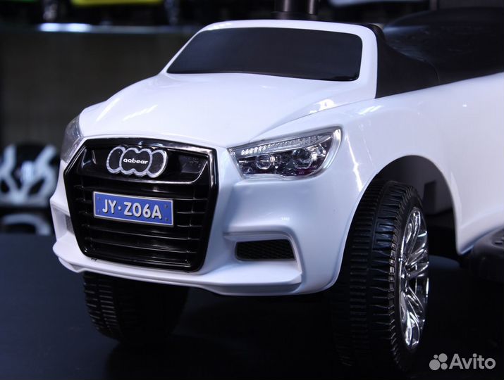 Толокар каталка audi JY-Z06 с ручкой