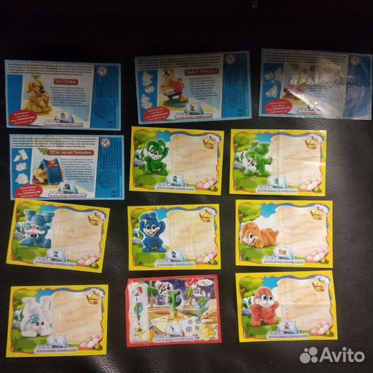 Вкладыши к киндерам