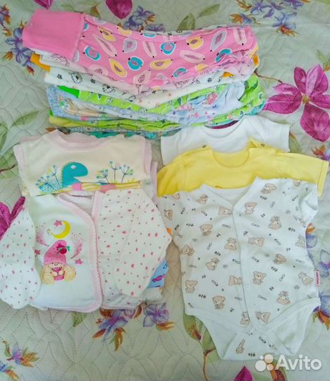 Пакет вещей для девочки от 0-6 месяцев