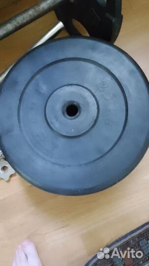 Блины для штанги 25кг 26 мм