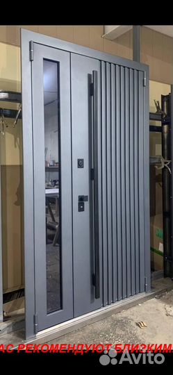 Тёплая дверь металлическая с бесплатной установкой