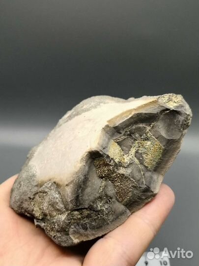 Марказит (спектропирит) в септарии