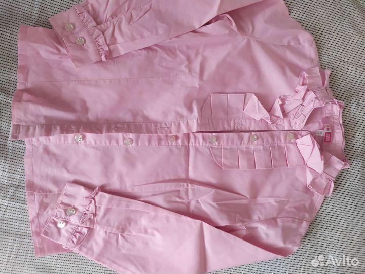 Рубашка школьная для девочки 128