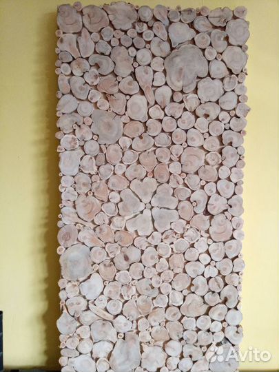 Пано из спилов можжевельника