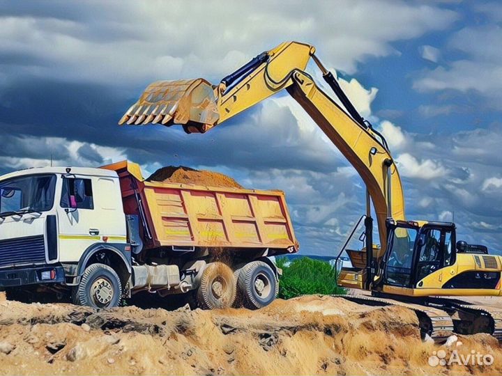 Песок \ Земля намывной оптом от трех кубов