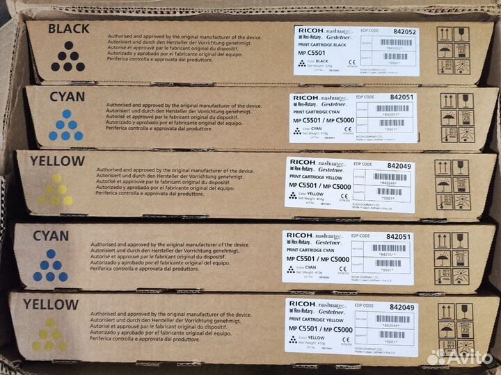 Тонер-картридж Ricoh MP C5501E