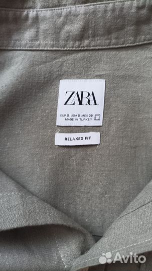 Мужская рубашка Zara. Размер S (46)