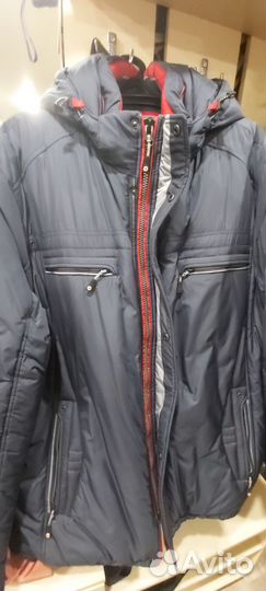 Мужская зимняя куртка размер 62 64 рост 186