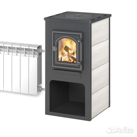 Камин этна (дт-4С) с плитой и т/о 115мм