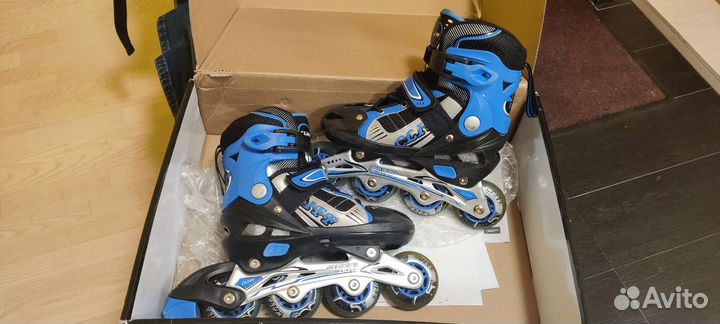 Роликовые коньки детские раздвижные
