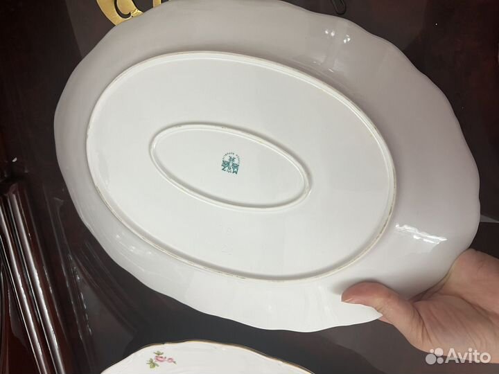 Блюдо большое овальное