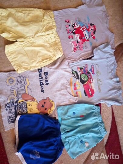 Вещи пакетом на мальчика от 2 до 5 лет