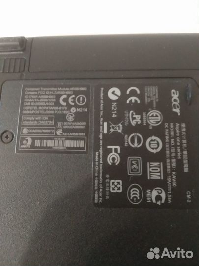 Ноутбук acer One D250-0Bb