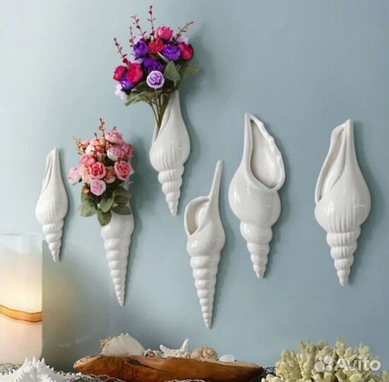 Ракушка-ваза (новая)