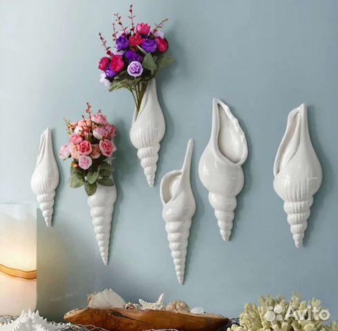 Ракушка-ваза (новая)