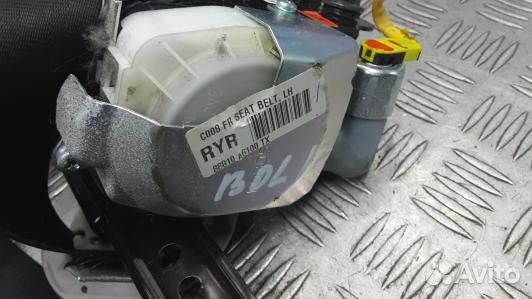 Ремень безопасности с пиропатроном сиденья передне