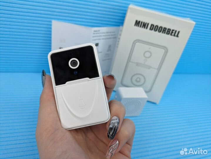 Видеоглазок Mini Doorbell вай фай беспроводной